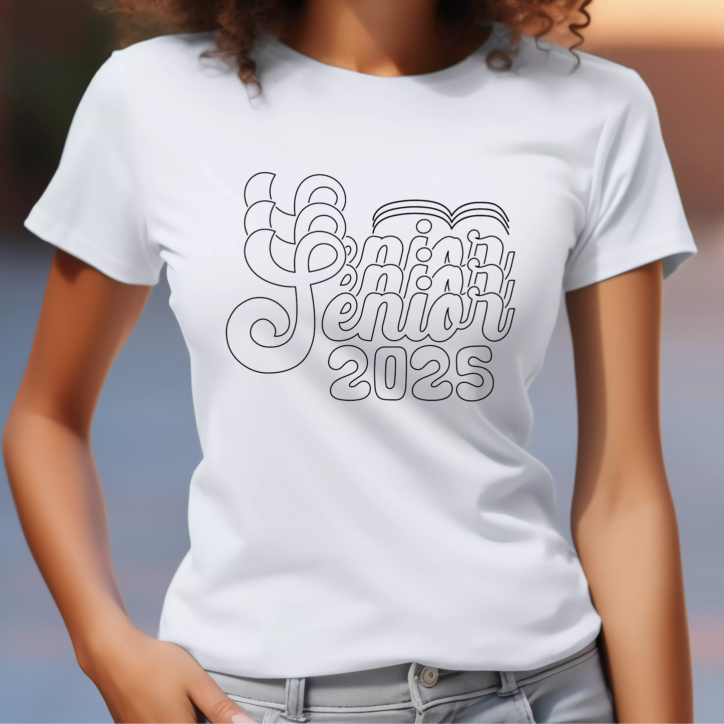 Senior 2025 T-Shirt - Graduating Senior Class of 2025 Chic Tee