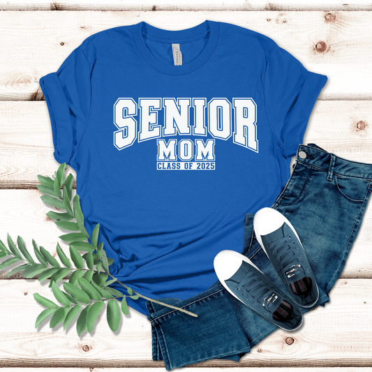 Senior Mom Graduate 2025 T-Shirt -Class of 2025 Tee