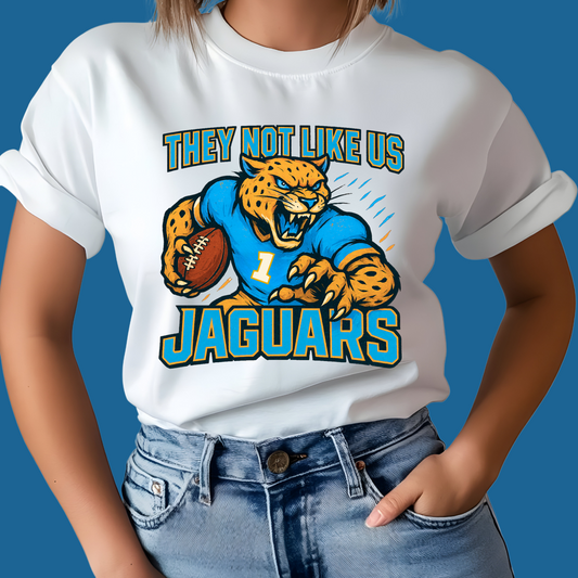 Southern Jaguars T-Shirt - They Not Like Us - Football Game Day Tee