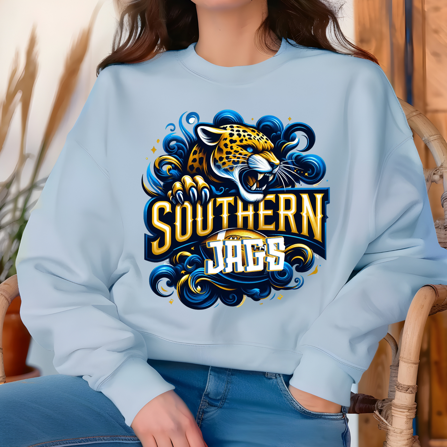 Southern Jags Sweatshirt, Southern University Apparel, HBCU Legacy Clothing, HBCU Pride Gear, Southern Jags Fan Apparel, HBCU Heritage Shirt, Proud HBCU Apparel, Southern Jags Football Shirt, Southern Jags Alumni Gift, HBCU Alumni Apparel, Southern Jags Supporter Shirt