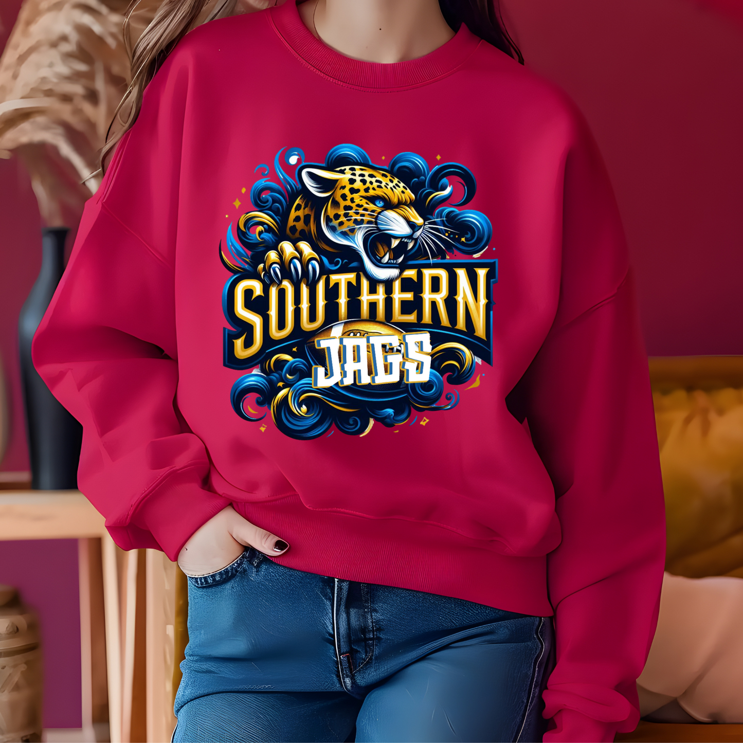 Southern Jags Sweatshirt, Southern University Apparel, HBCU Legacy Clothing, HBCU Pride Gear, Southern Jags Fan Apparel, HBCU Heritage Shirt, Proud HBCU Apparel, Southern Jags Football Shirt, Southern Jags Alumni Gift, HBCU Alumni Apparel, Southern Jags Supporter Shirt