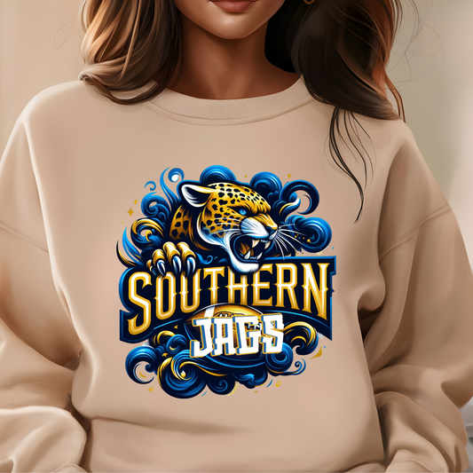 Southern Jaguars Sweatshirt, Southern University Apparel, HBCU Legacy Clothing, HBCU Pride Gear, Southern Jags Fan Apparel, HBCU Heritage Shirt, Proud HBCU Apparel, Southern Jags Football Shirt, Southern Jags Alumni Gift, HBCU Alumni Apparel, Southern Jags Supporter Shirt