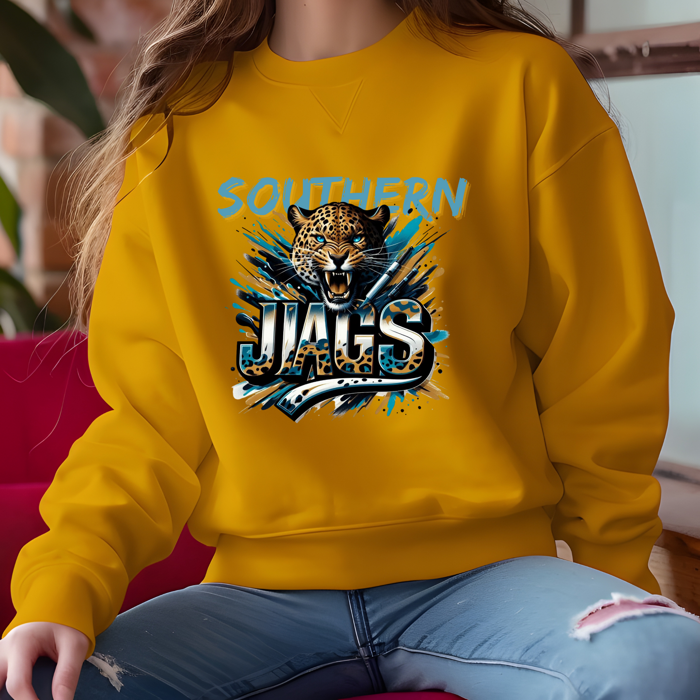 Southern Jags Sweatshirt, Southern University Apparel, HBCU Legacy Clothing, HBCU Pride Gear, Southern Jags Fan Apparel, HBCU Heritage Shirt, Proud HBCU Apparel, Southern Jags Football Shirt, Southern Jags Alumni Gift, HBCU Alumni Apparel, Southern Jags Supporter Shirt, Southern JAGS Sweatshirt