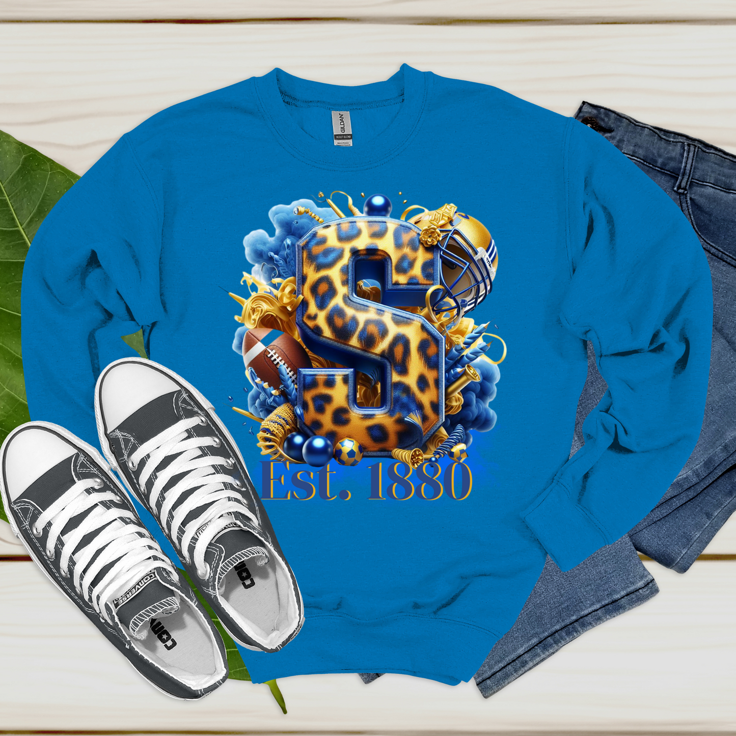 Southern Jaguars Sweater: EST. 1880 Bold Unisex Crewneck Sweatshirt Southern Jags Sweatshirt, Southern University Apparel, HBCU Legacy Clothing, HBCU Pride Gear, Southern Jags Fan Apparel, HBCU Heritage Shirt, Proud HBCU Apparel, Southern Jags Football Shirt, Southern Jags Alumni Gift, HBCU Alumni Apparel, Southern Jags Supporter Shirt, Southern JAGS Sweatshirt