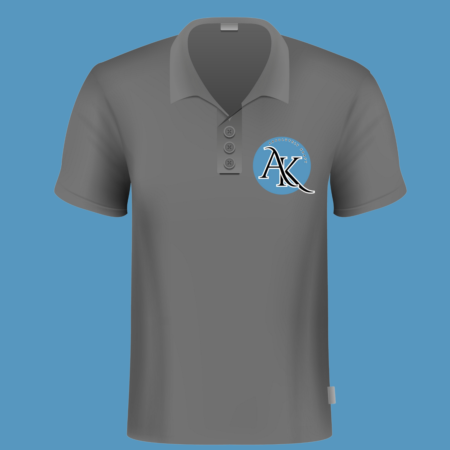 Taylor-Made Custom Polo Shirt - Company Logo - white polo with branded company logo on the front