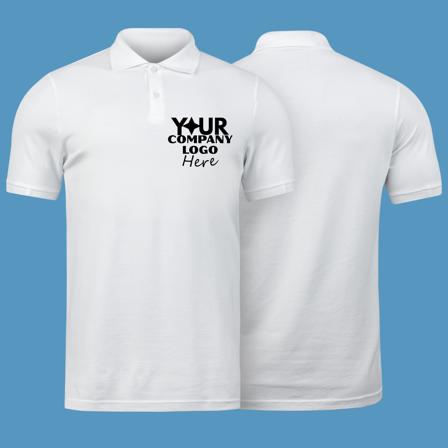 Taylor-Made Custom Polo Shirt - Company Logo