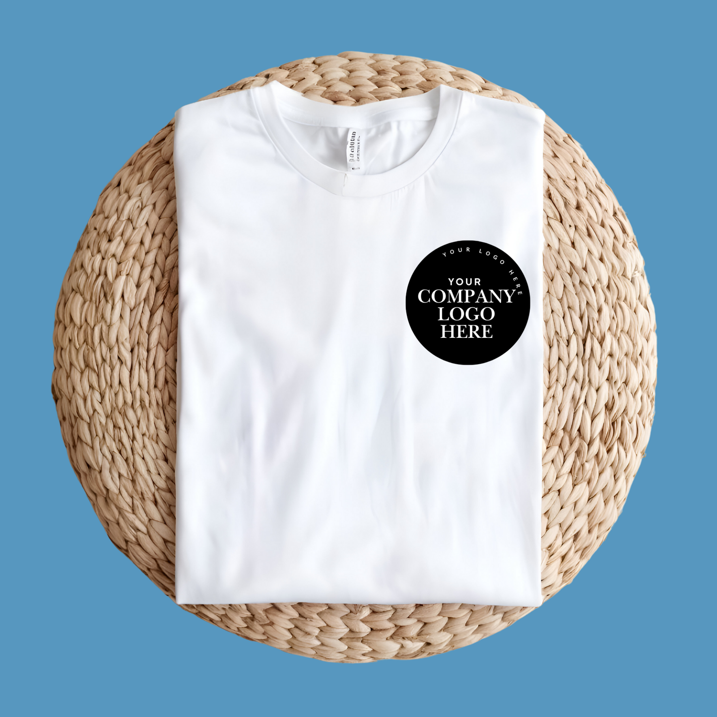 Taylor-Made Custom Tee Shirt - Company Logo Tee's - Front Tee Design Only