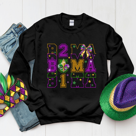 Alabama Mardi Gras Shirt - Bama 251 Carnival Celebration Sweater