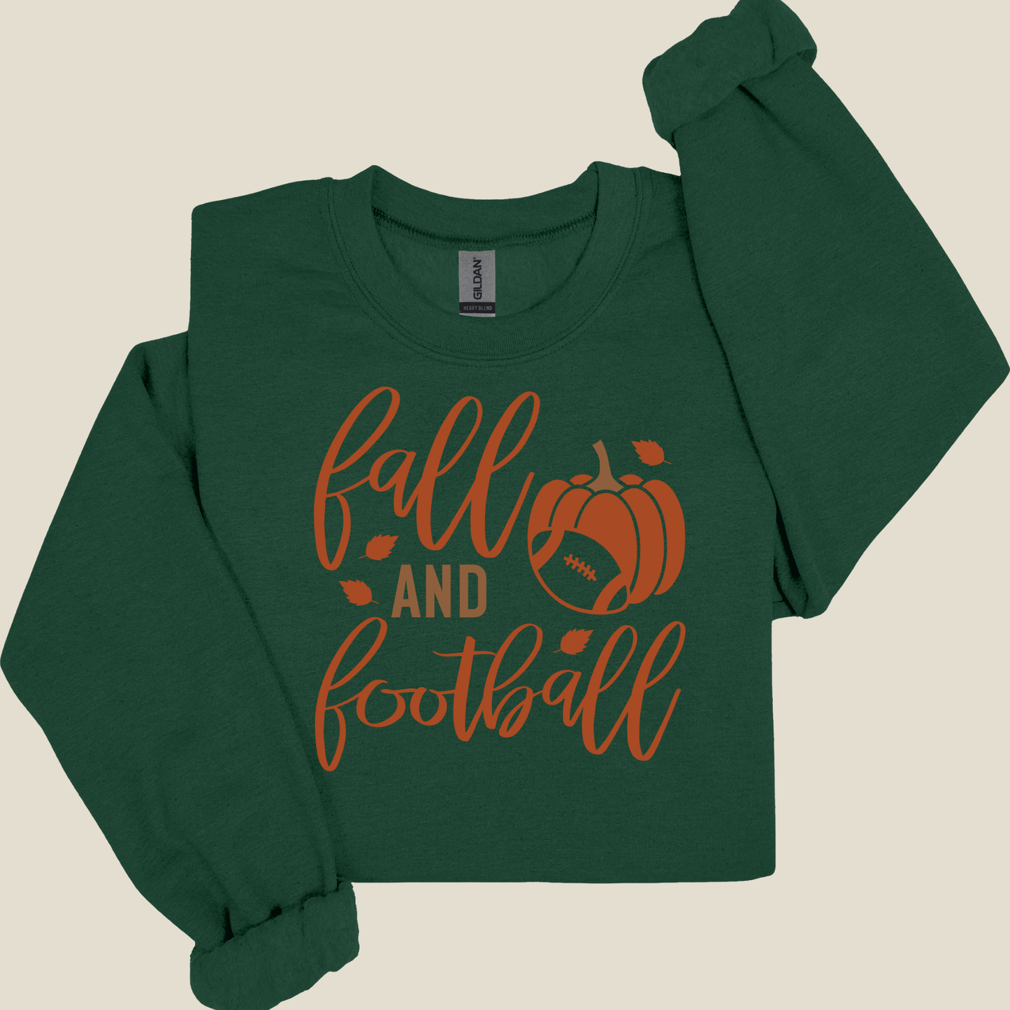 Fall and Football Game Day Sweater: Cozy Game Day Crewneck Sweatshirt for Autumn