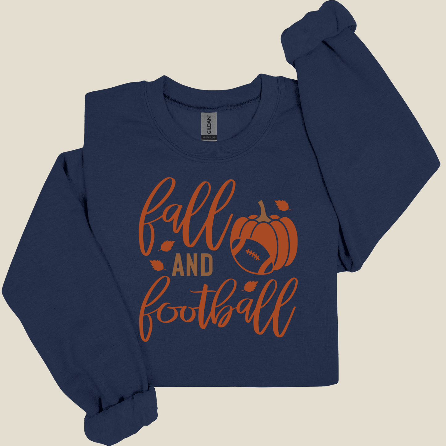 Fall and Football Game Day Sweater: Cozy Game Day Crewneck Sweatshirt for Autumn
