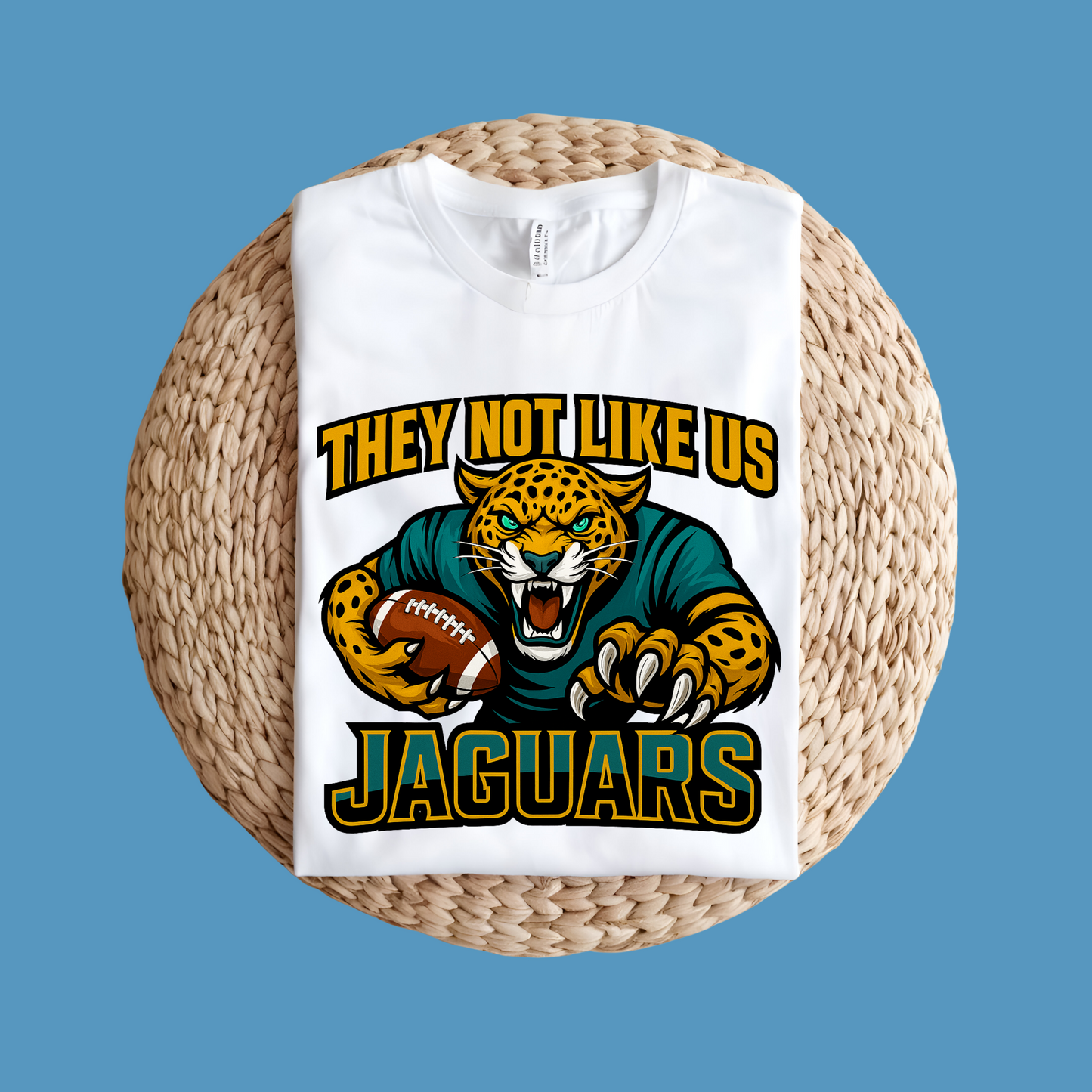 Jaguars Mascot Shirt - Bold Jaguars They Not Like Us Game Day Spirit Tee