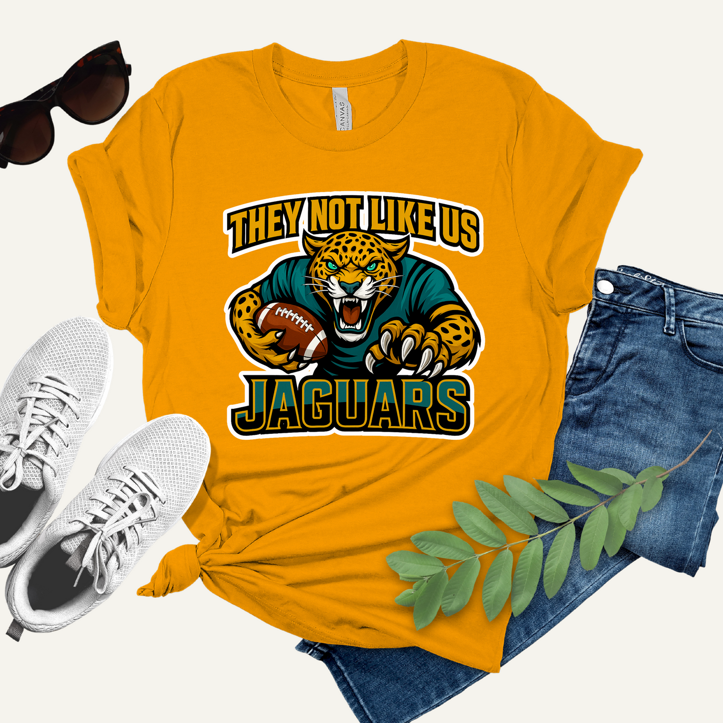 Jaguars Mascot Shirt - Bold Jaguars They Not Like Us Game Day Spirit Tee