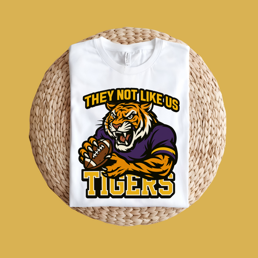 Tigers Mascot Shirt - Tigers They Not Like Us Game Day Wear