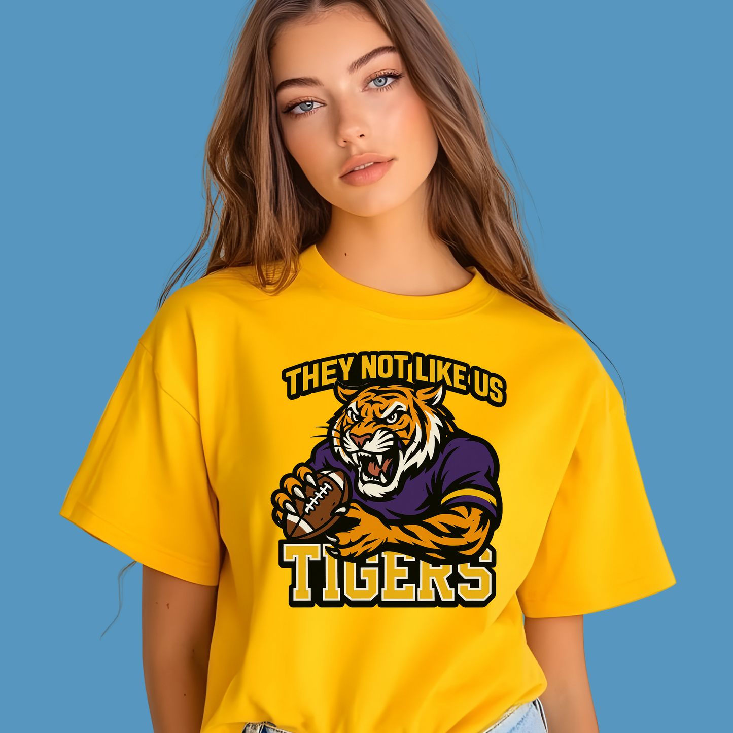 Tigers Mascot Shirt - Tigers They Not Like Us Game Day Wear