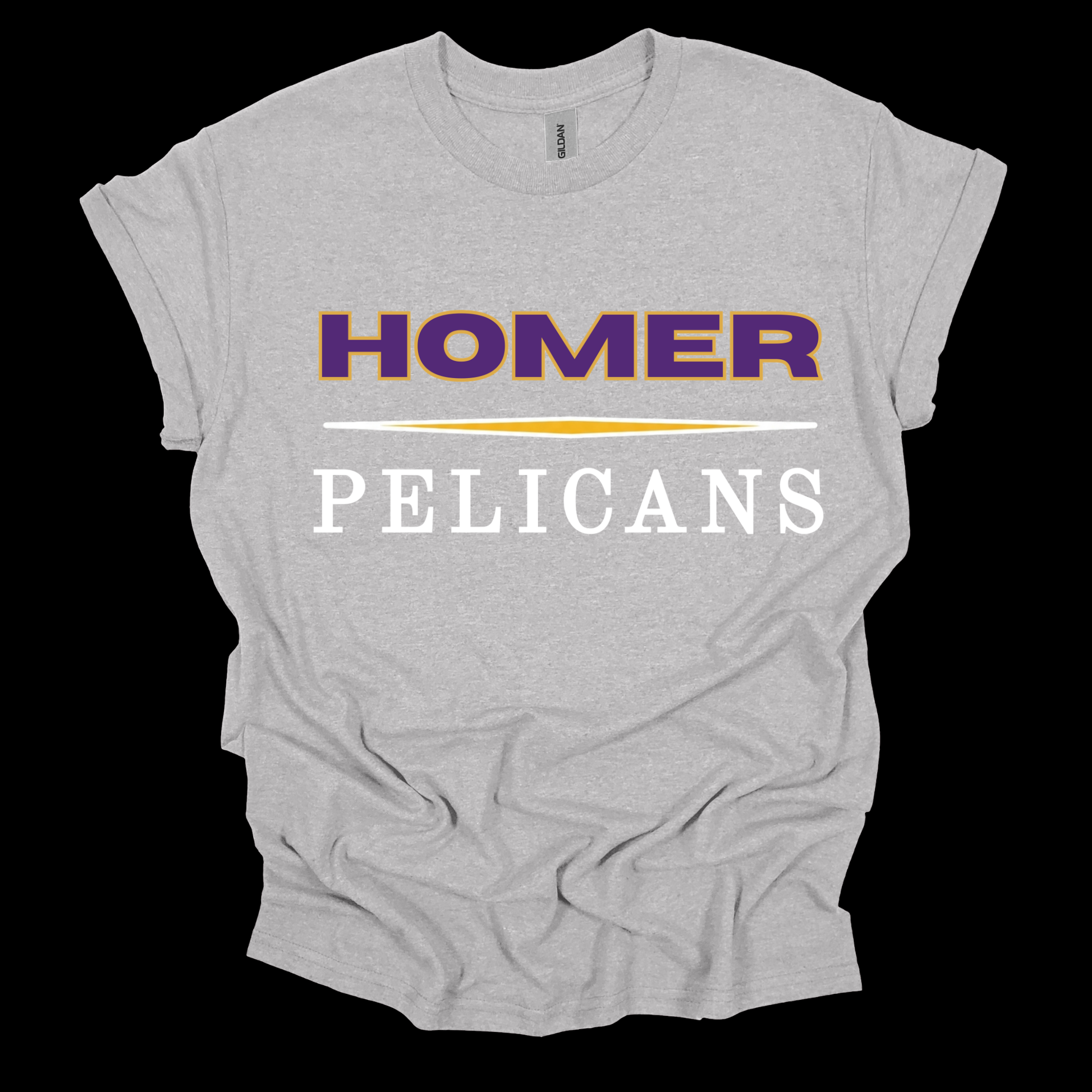HOMER Pelicans School Spirit Shirt | Teacher, Student & District Family Apparel