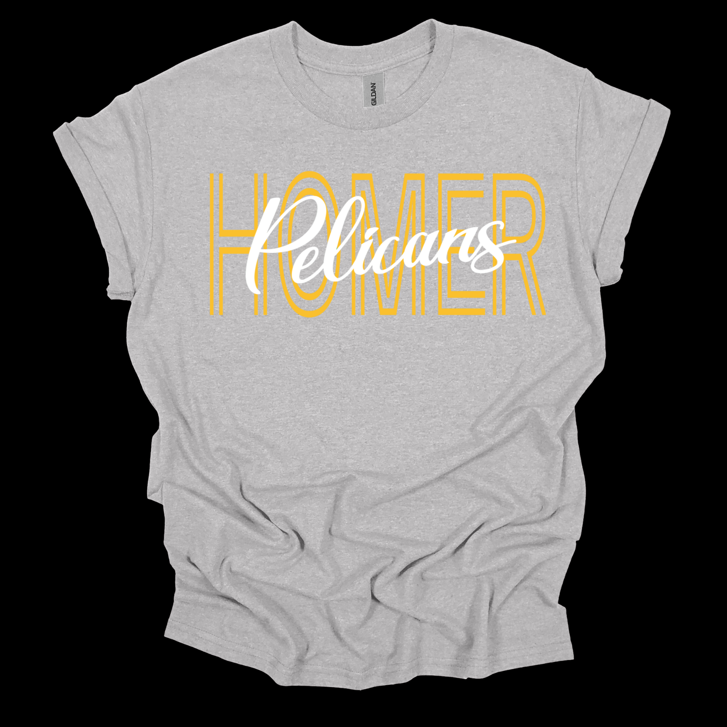 HOMER Pelicans School Spirit Tee | Modern Graphic Apparel for Students, Teachers & Families