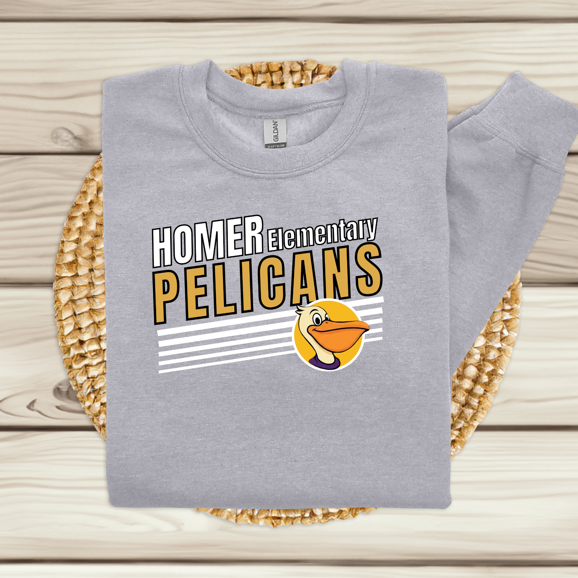 Pelicans Spirit Wear - Homer Elementary School Pelican Unisex Shirt