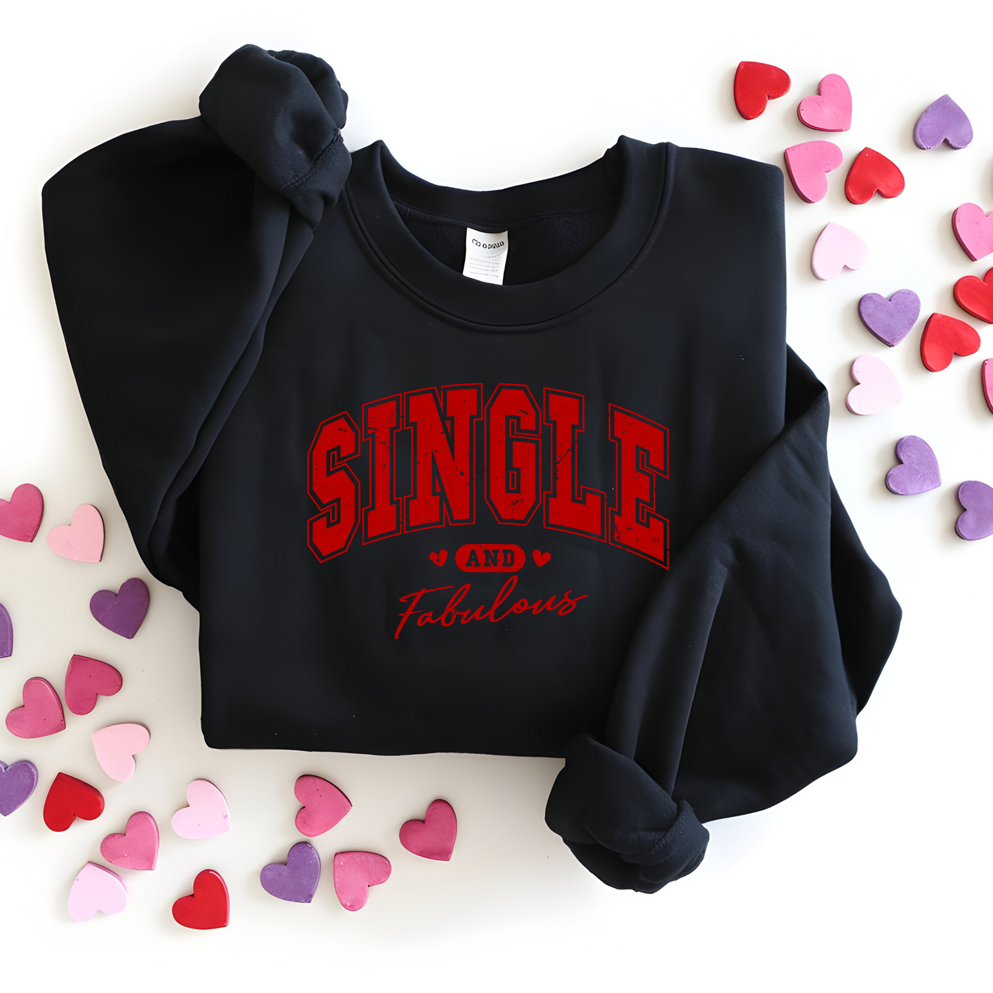 Women's Single and Fabulous Sweater - Bold and Cozy  embrace your single status with confidence and stylish in this heartfelt  single's sweater