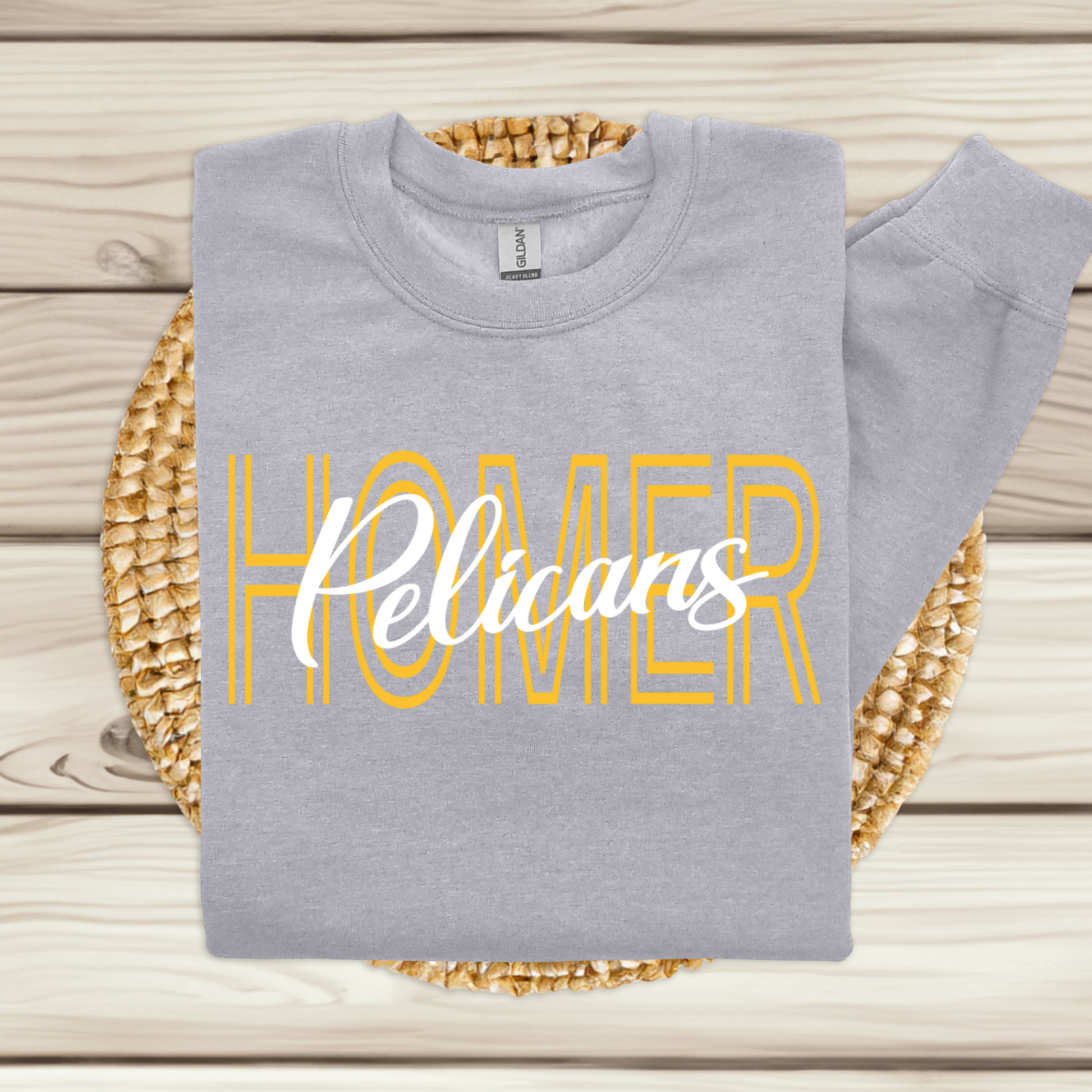 HOMER Pelicans School Spirit Tee | Modern Graphic Apparel for Students, Teachers & Families
