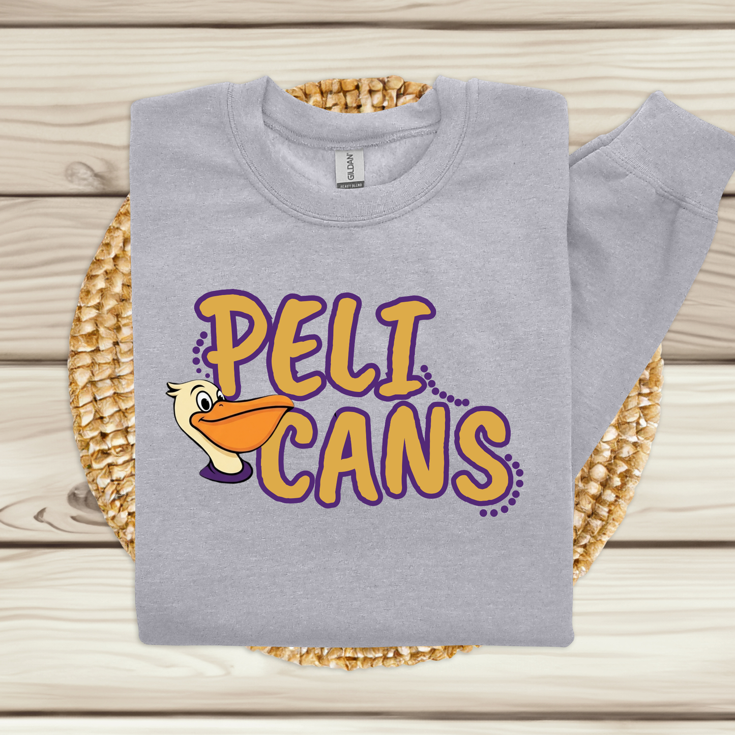 Official Mascot PELICANS Spirit Tee | Bold Graphic Apparel for Students, Teachers & Families