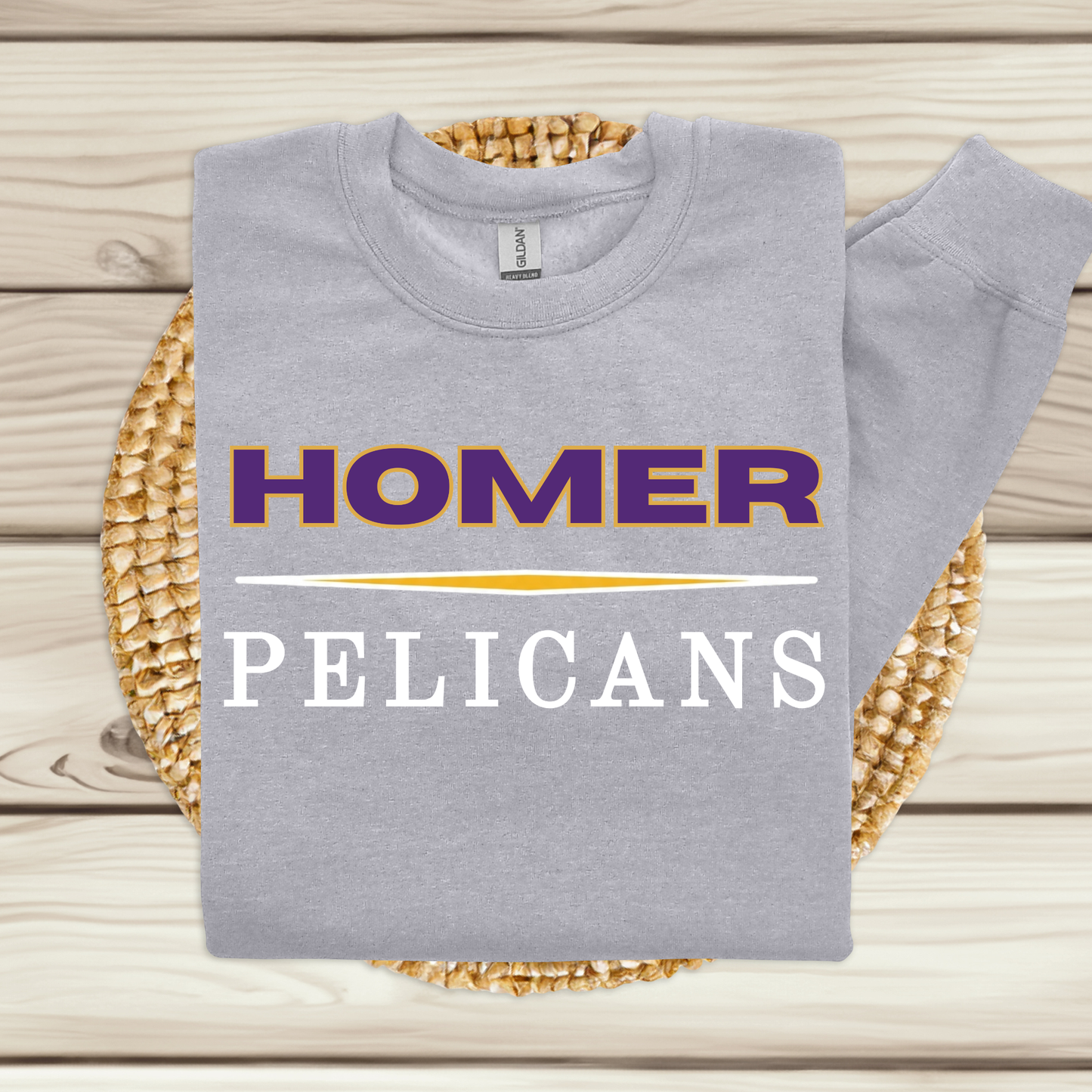 HOMER Pelicans School Spirit Shirt | Teacher, Student & District Family Apparel