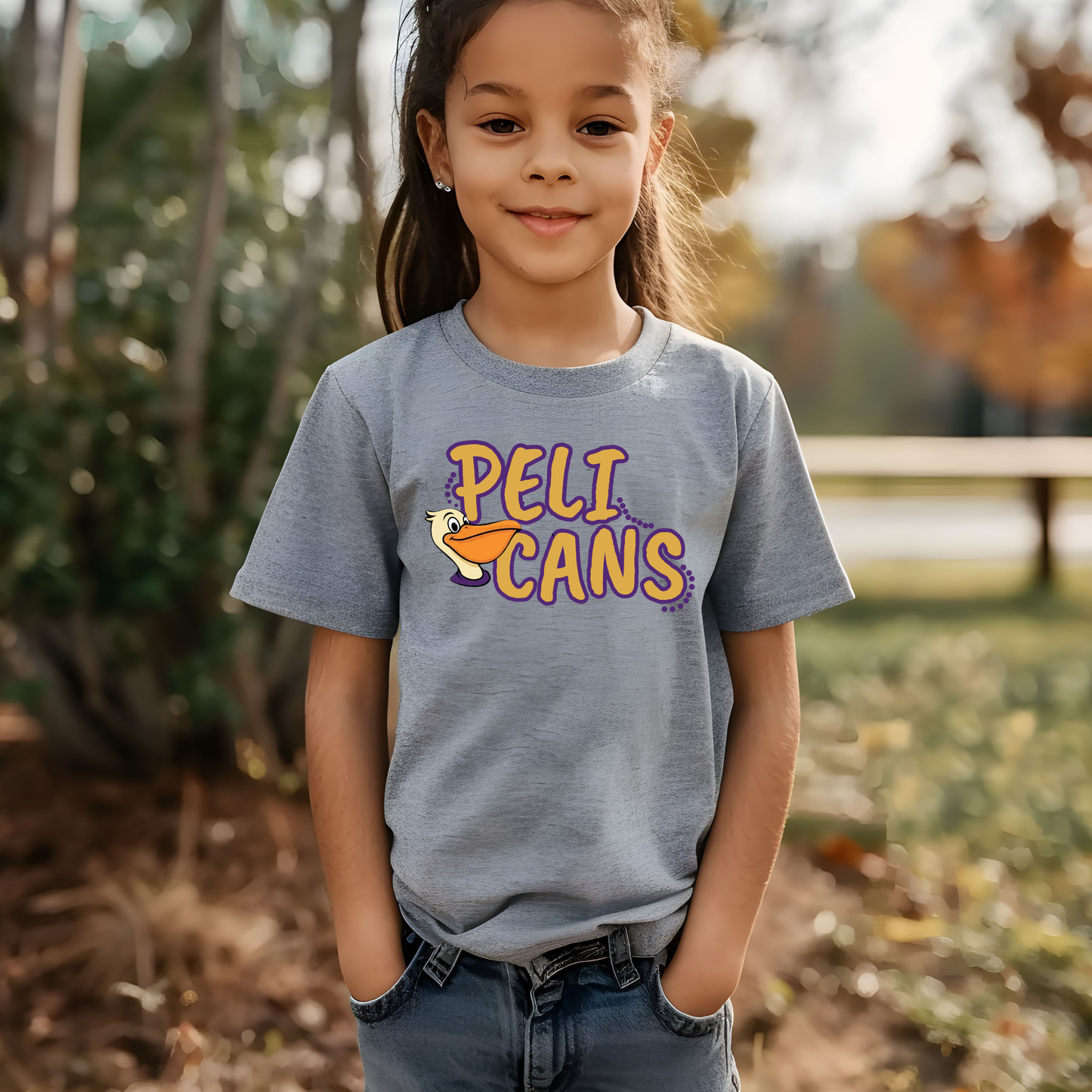 Official Mascot PELICANS Spirit Tee | Bold Graphic Apparel for Students, Teachers & Families