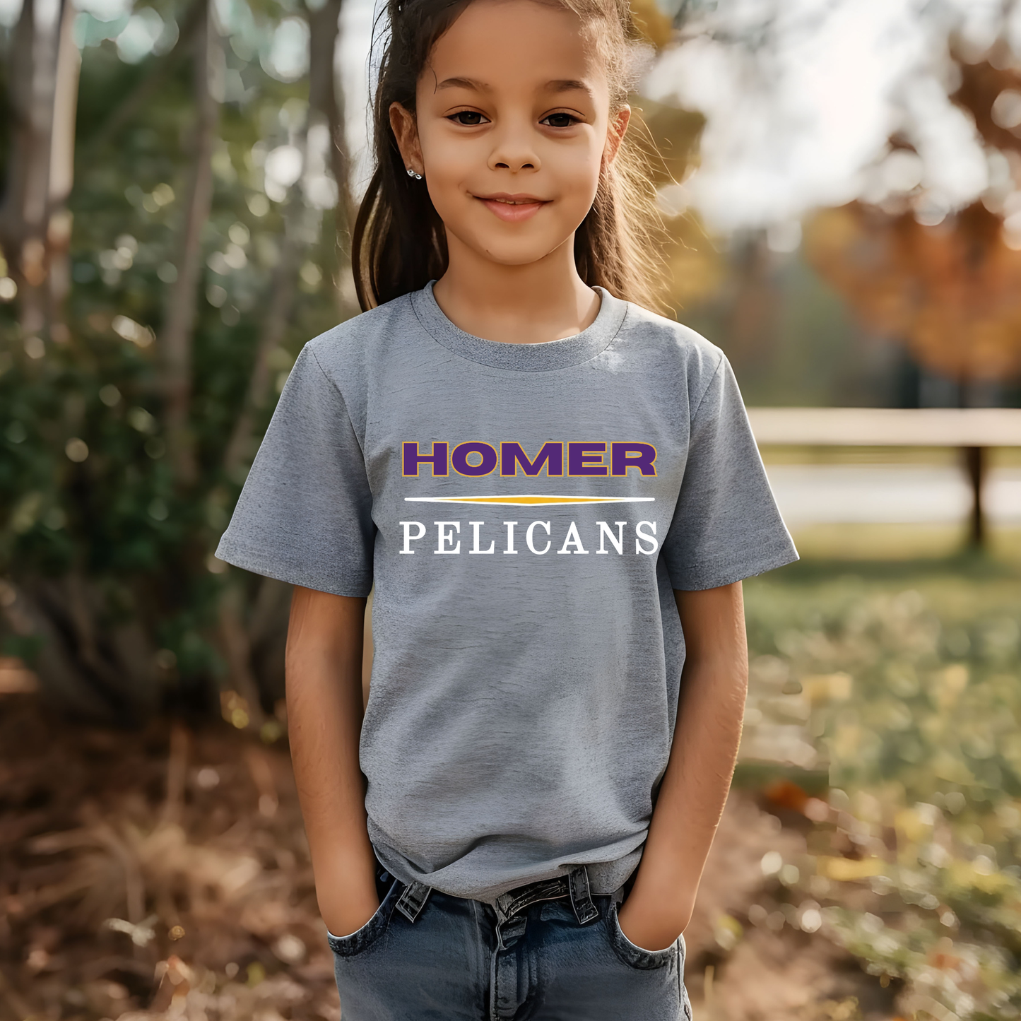 HOMER Pelicans School Spirit Shirt | Teacher, Student & District Family Apparel