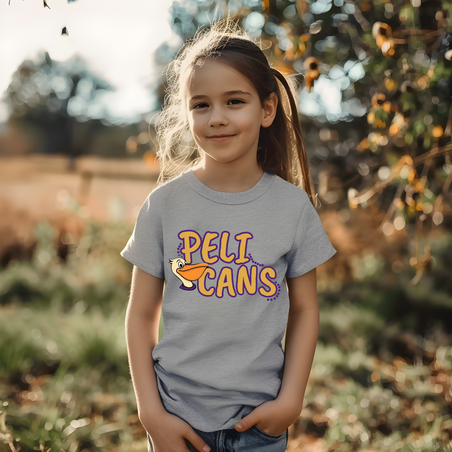 Official Mascot PELICANS Spirit Tee | Bold Graphic Apparel for Students, Teachers & Families