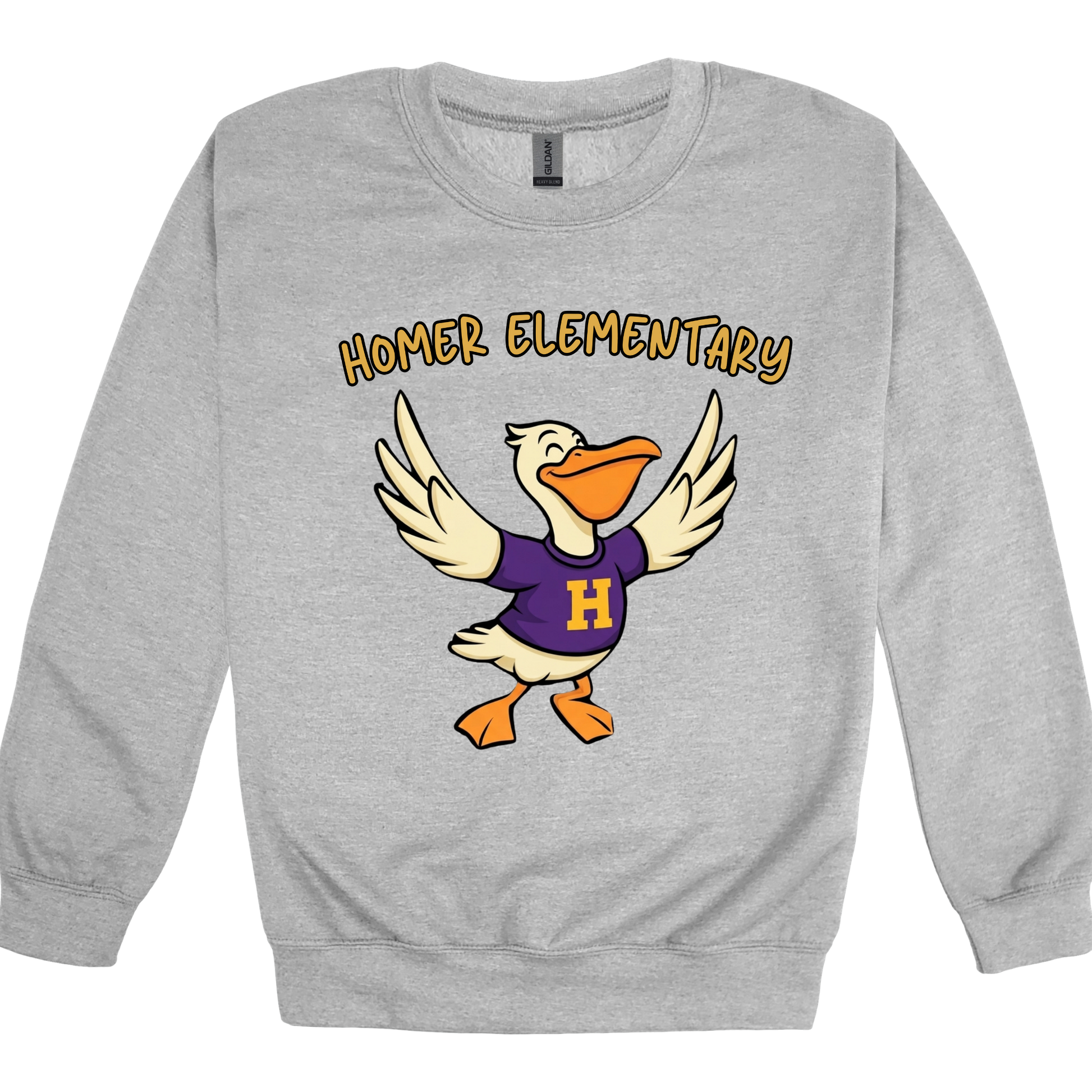 HOMER Pelicans Mascot Spirit Shirt - Homer Elementary Pelicans Graphic Apparel