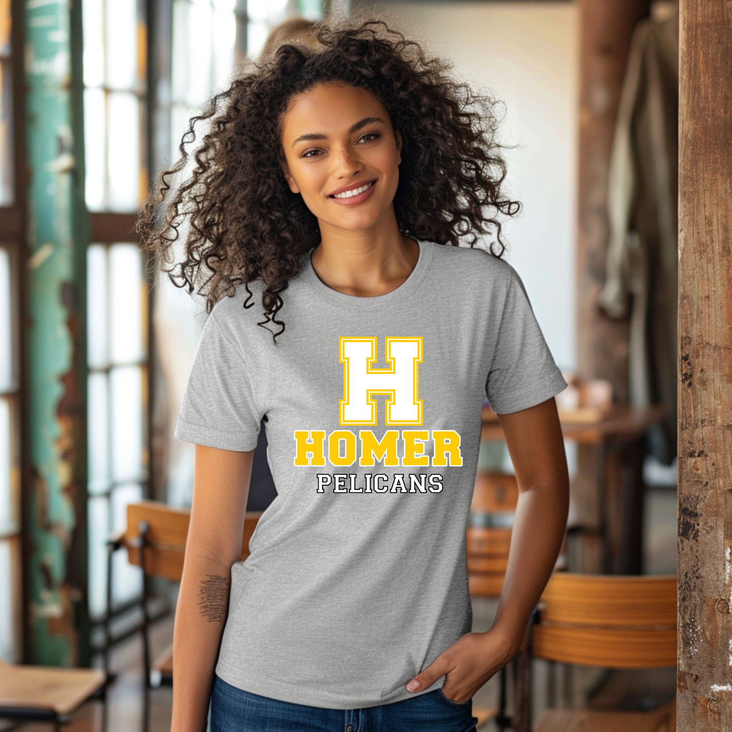 Pelicans Spirit Wear - Homer Pelicans Spirit Wear Shirt
