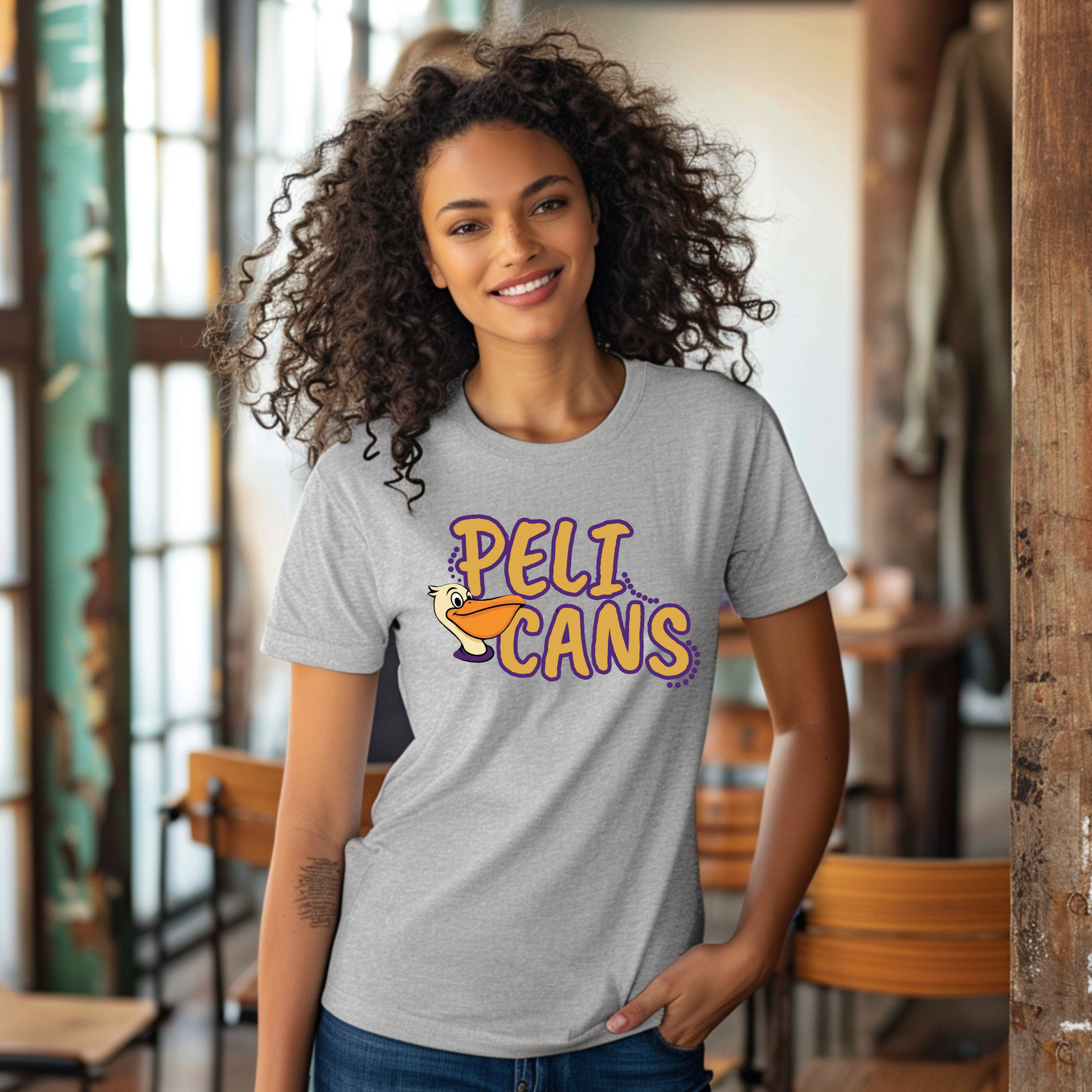 Official Mascot PELICANS Spirit Tee | Bold Graphic Apparel for Students, Teachers & Families