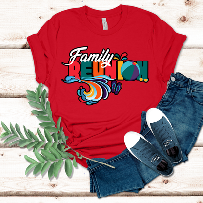 Family Reunion Shirt - Family Reunion - Fun Water Tides Custom Family Tee