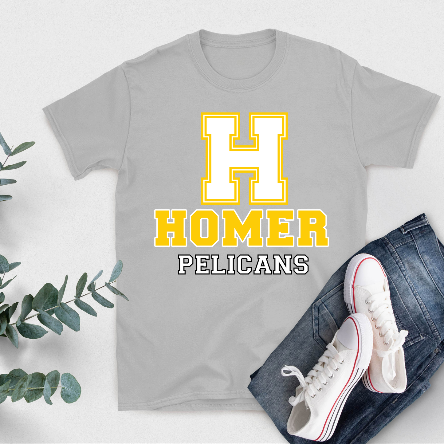 Pelicans Spirit Wear - Homer Pelicans Spirit Wear Shirt