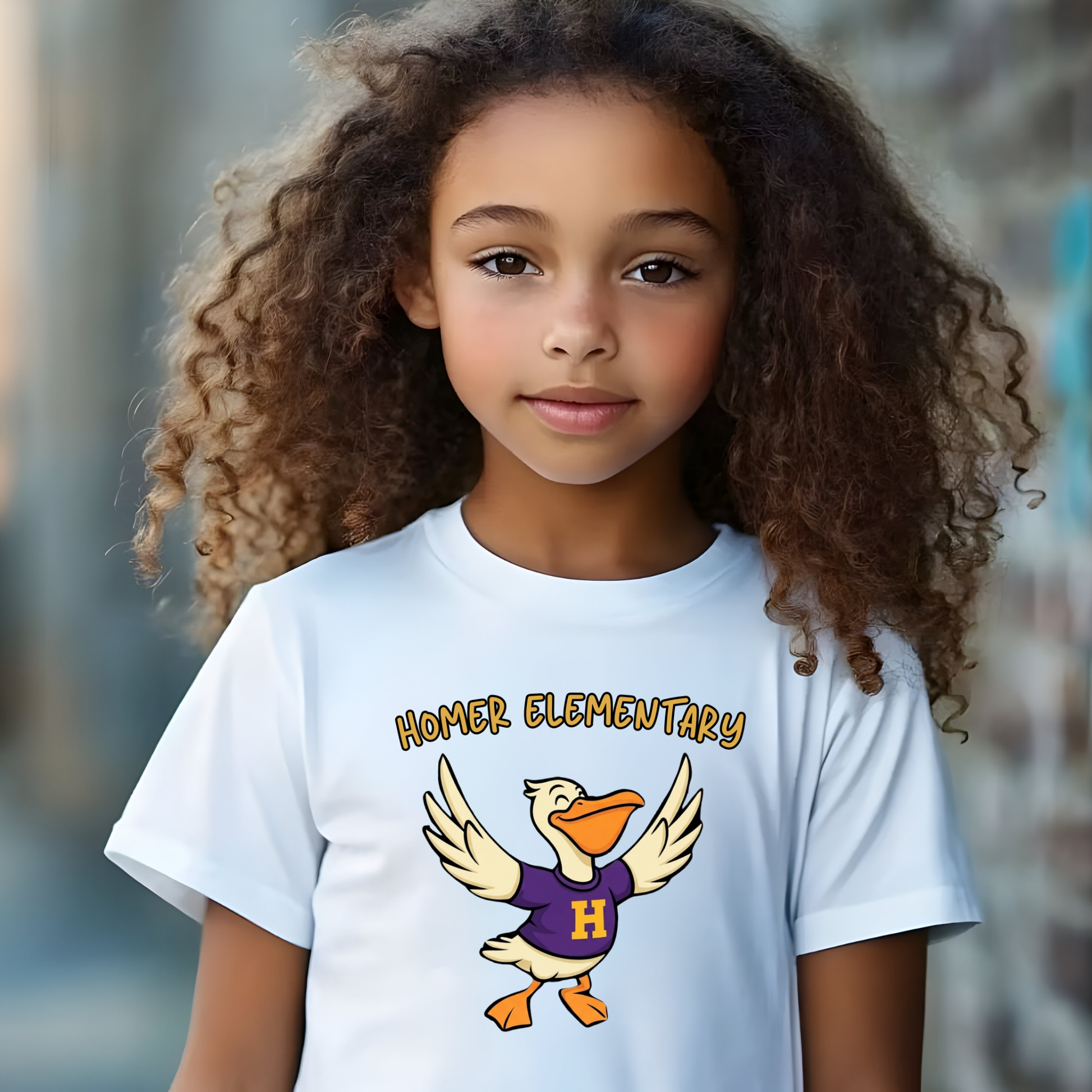 HOMER Pelicans Mascot Spirit Shirt - Homer Elementary Pelicans Graphic Apparel