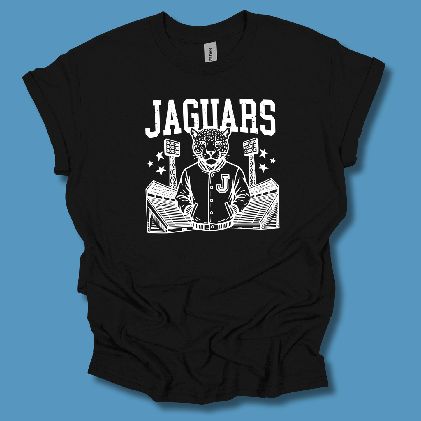 Jaguars Mascot Shirt - Jaguar  Varsity Jacket Football Game Day Spirit T-Shirt
