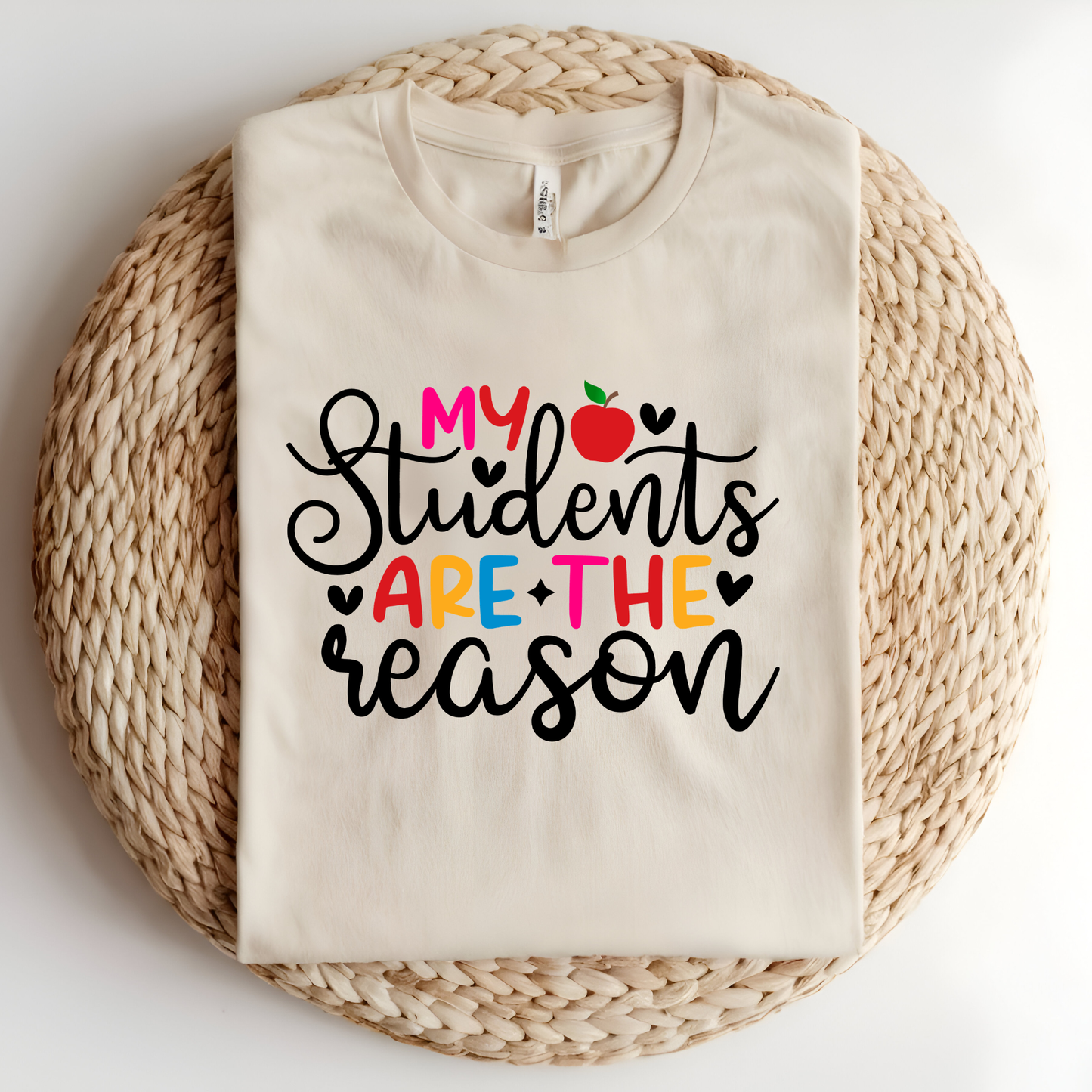 Teacher Spirit Apparel - My Students Are the Reason - T-Shirt, Long Sleeve & Sweater