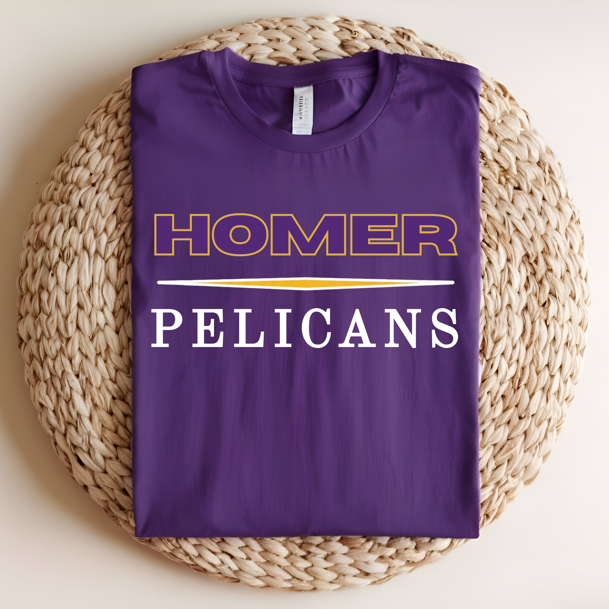HOMER Pelicans School Spirit Shirt | Teacher, Student & District Family Apparel