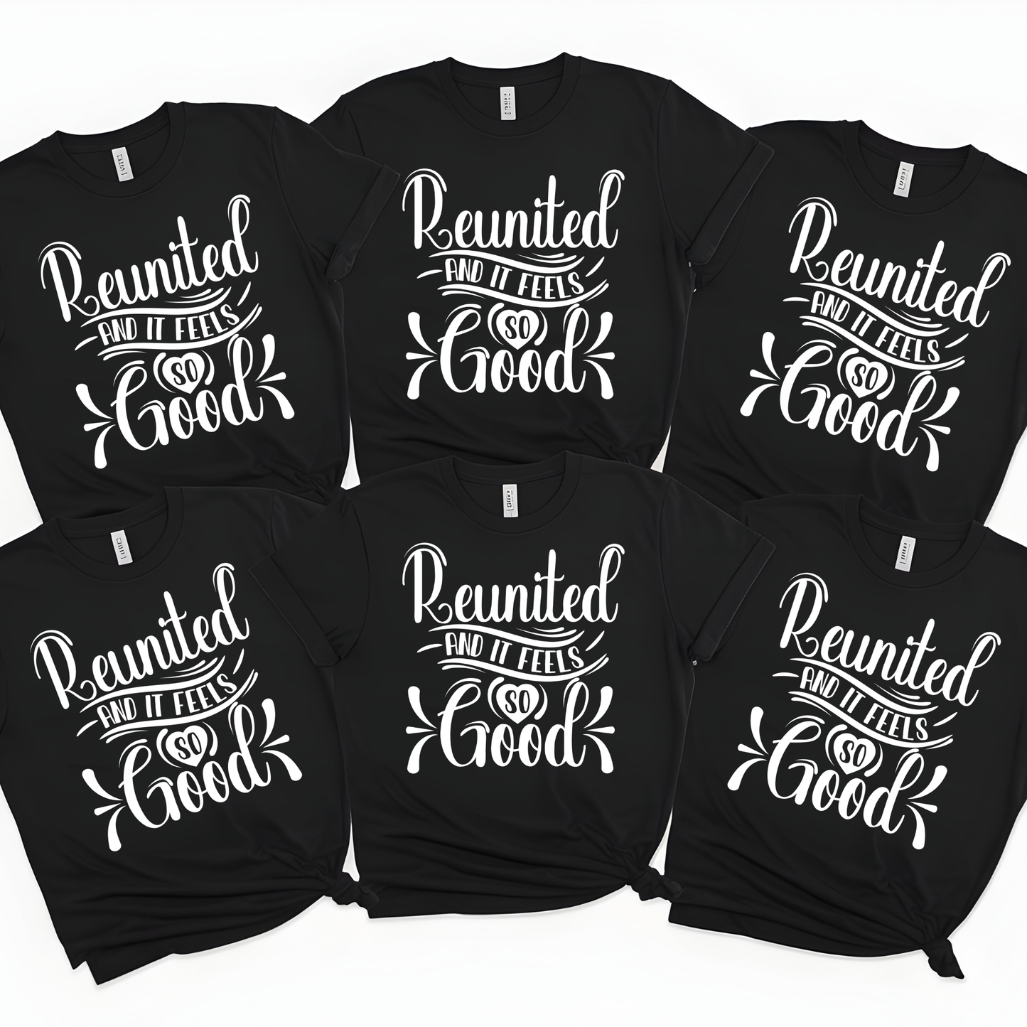 Family Reunion Shirt - Reunited And It Feels So Good Matching Custom Family Tees