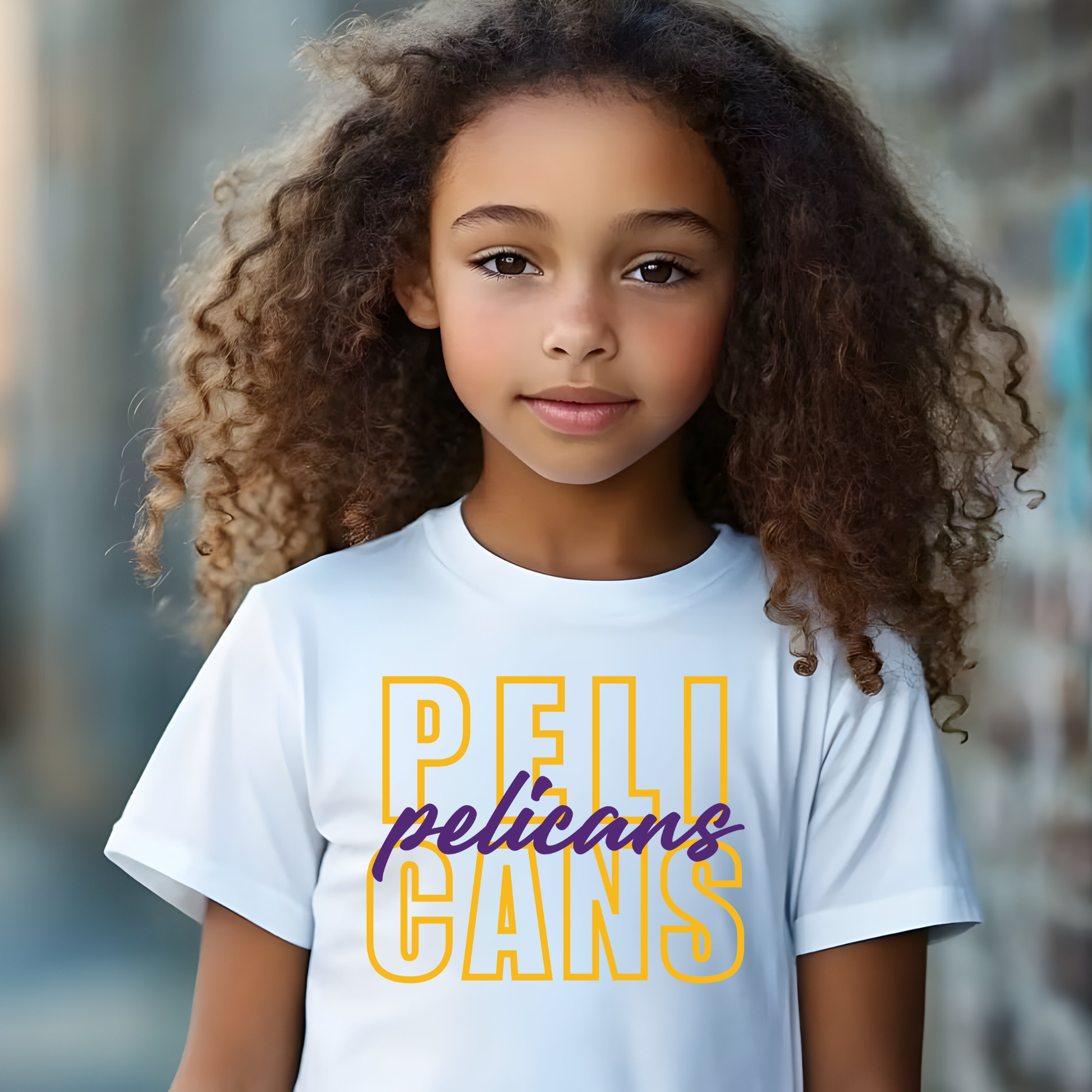 PELICANS Layered Spirit Tee | School Pride Apparel for Students & Teachers