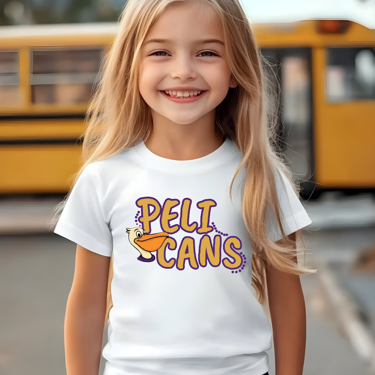 Official Mascot PELICANS Spirit Tee | Bold Graphic Apparel for Students, Teachers & Families