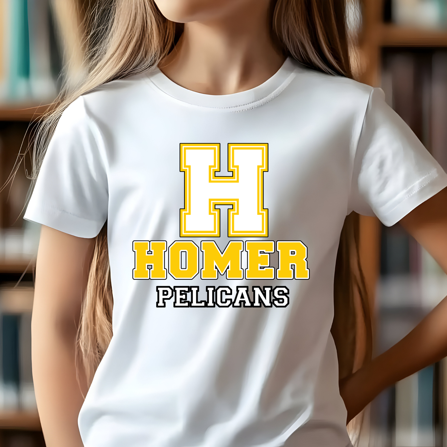 Pelicans Spirit Wear - Homer Pelicans Spirit Wear Shirt