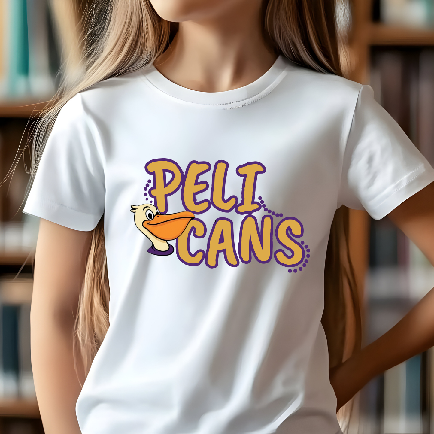Official Mascot PELICANS Spirit Tee | Bold Graphic Apparel for Students, Teachers & Families