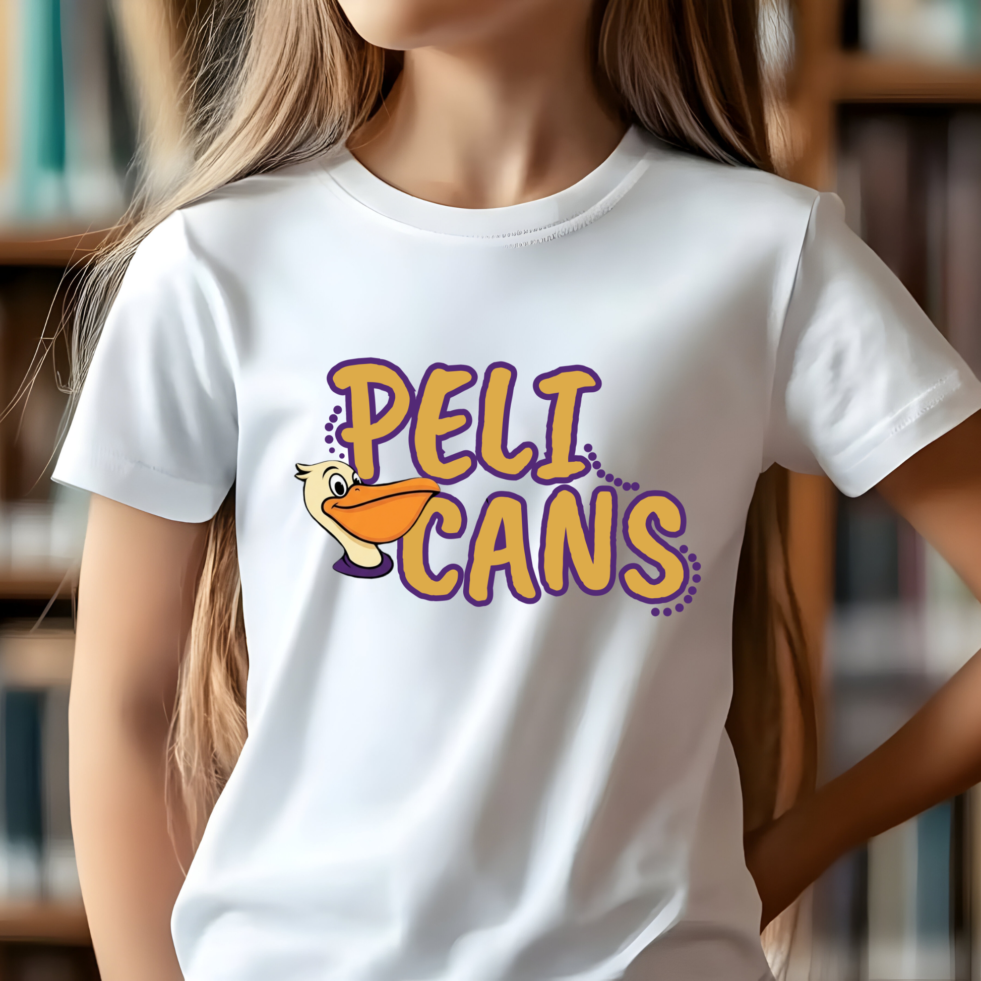 Official Mascot PELICANS Spirit Tee | Bold Graphic Apparel for Students, Teachers & Families