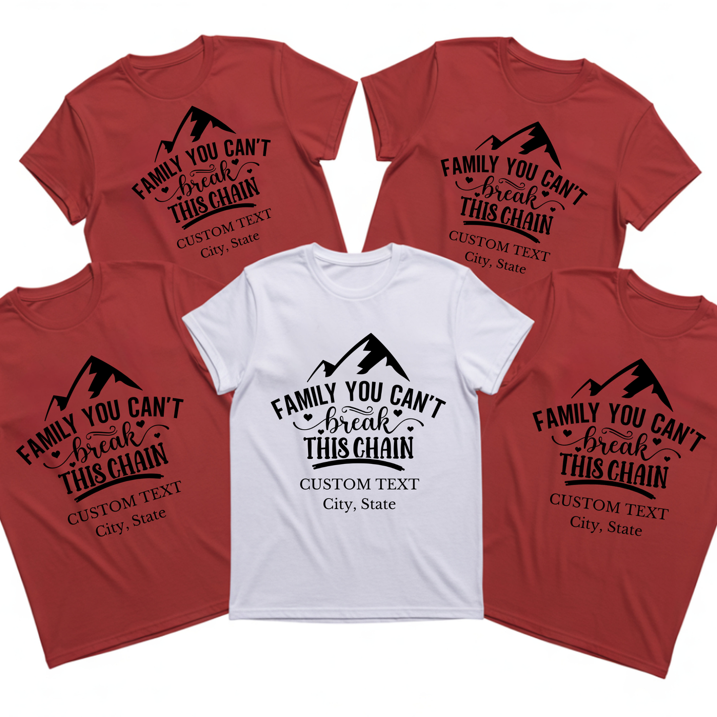 Family Reunion Shirt - Family You Can't Break This Chain - Reunion Matching Tee