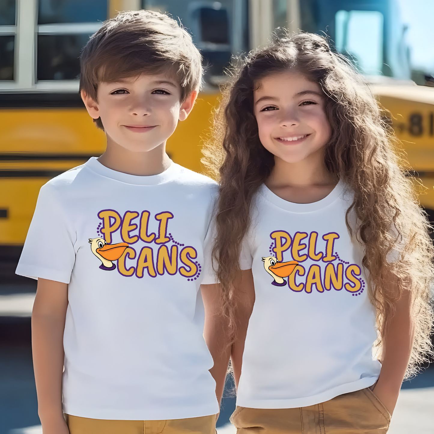 Official Mascot PELICANS Spirit Tee | Bold Graphic Apparel for Students, Teachers & Families
