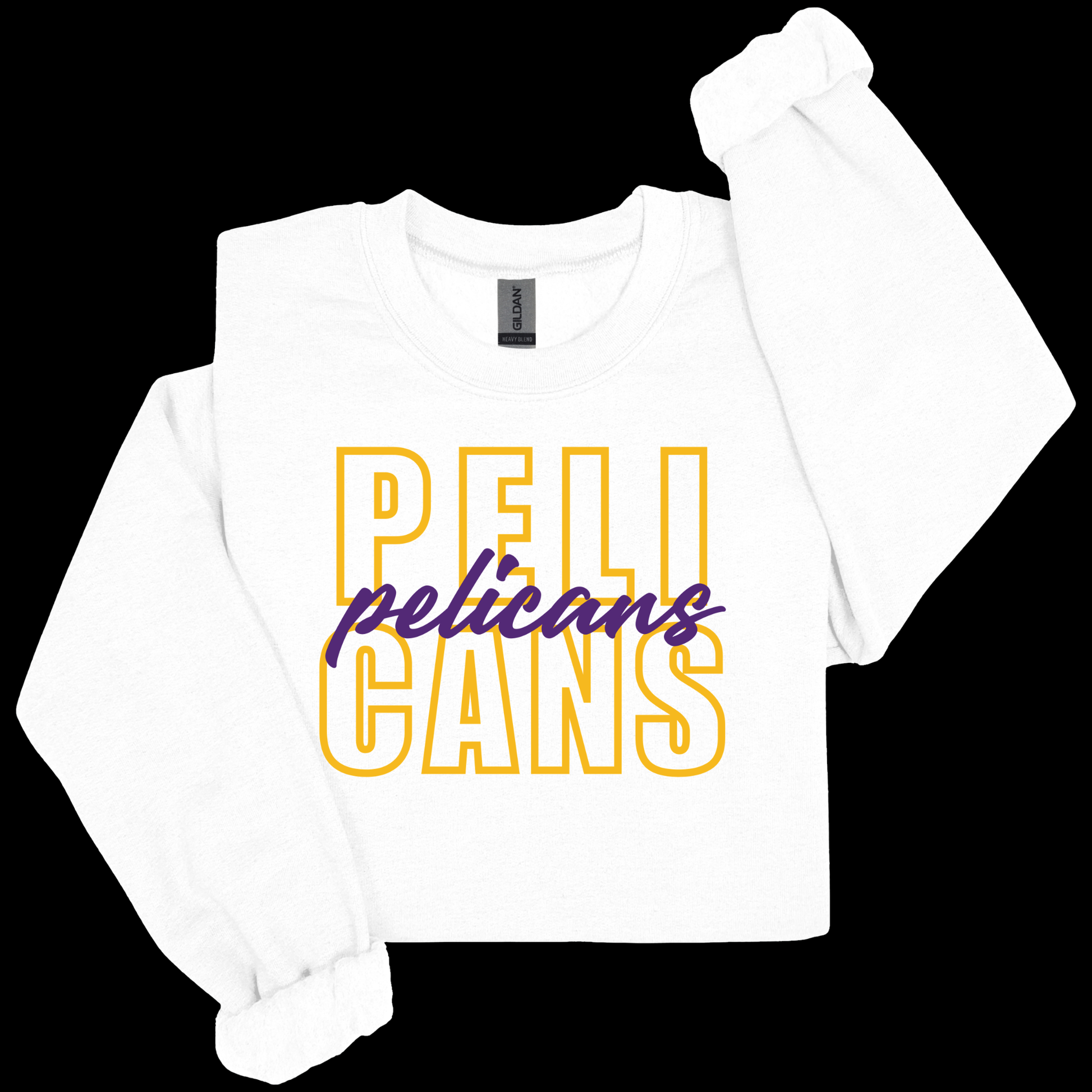 PELICANS Layered Spirit Tee | School Pride Apparel for Students & Teachers