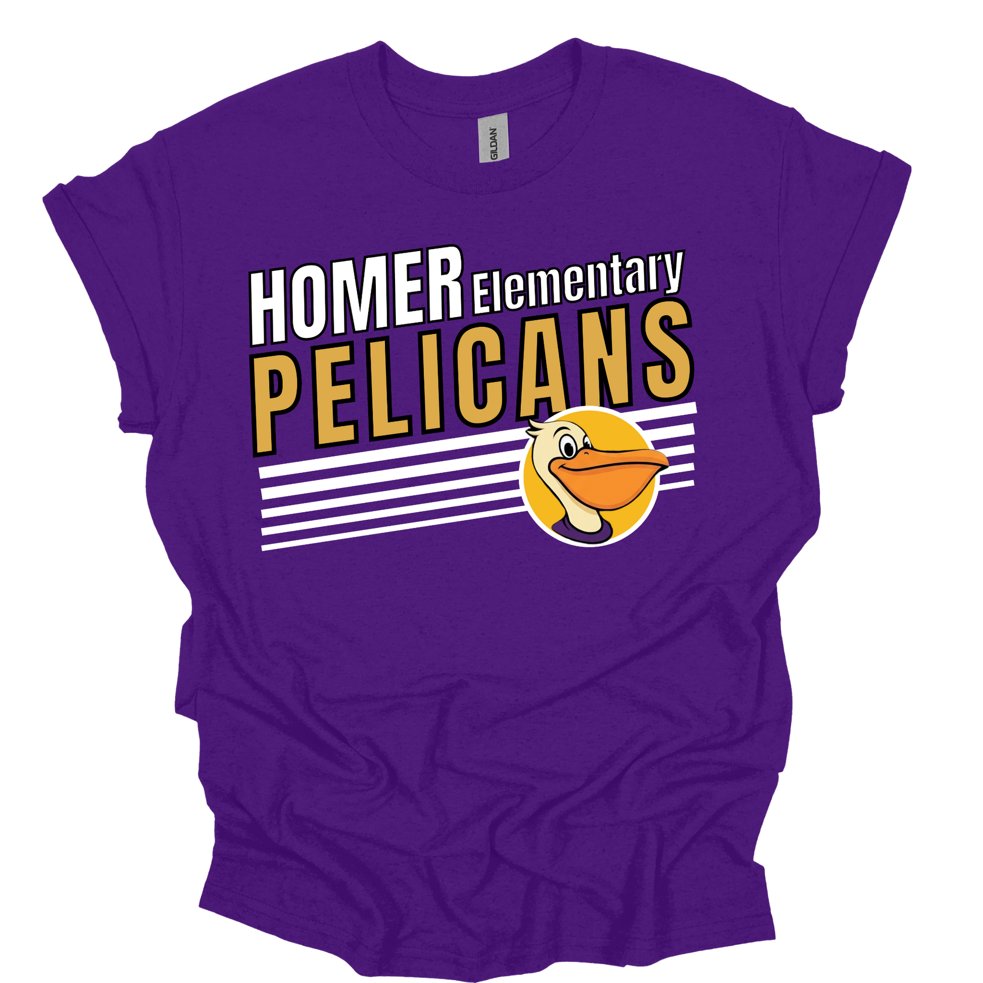 Pelicans Spirit Wear - Homer Elementary School Pelican Unisex Shirt