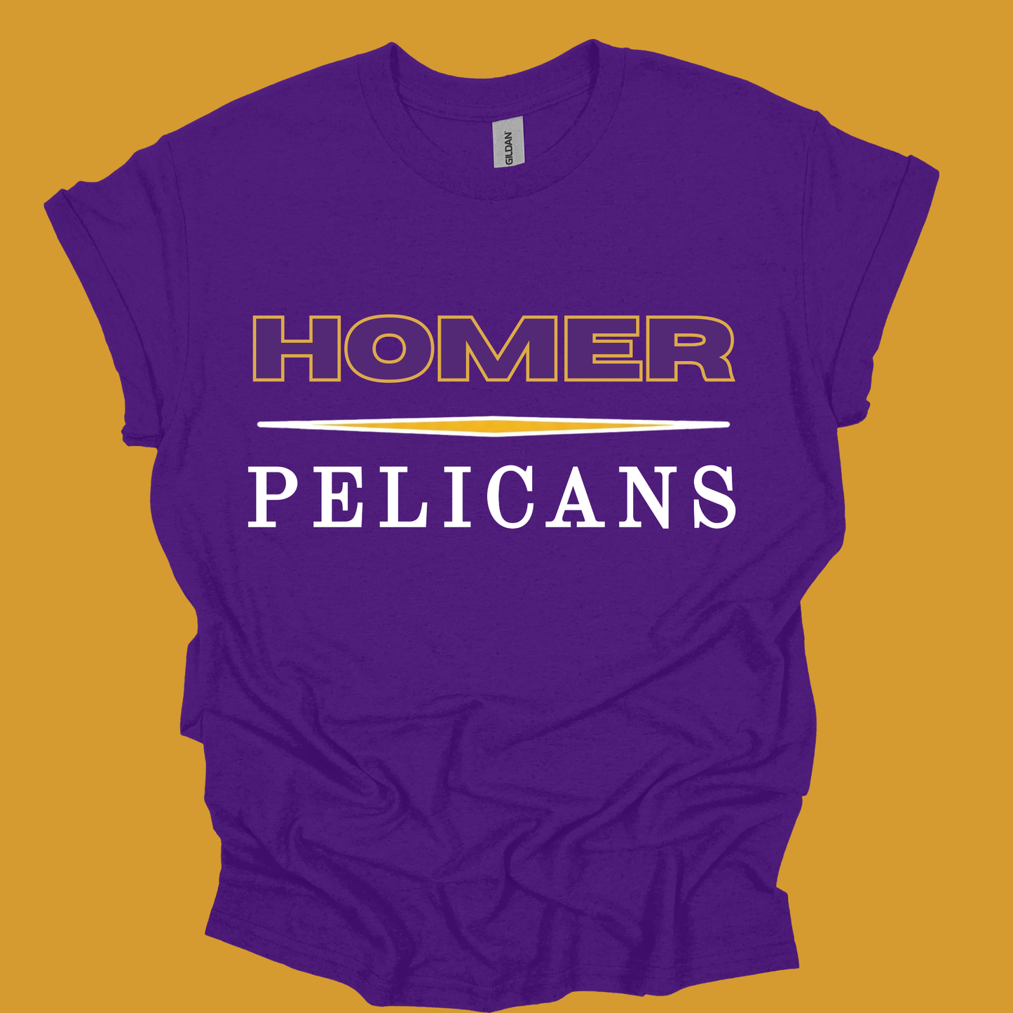 HOMER Pelicans School Spirit Shirt | Teacher, Student & District Family Apparel