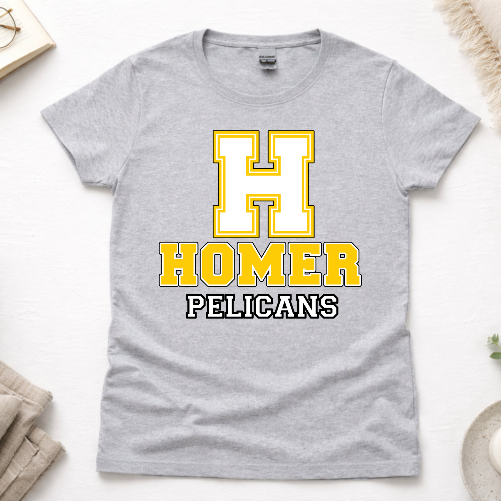 Pelicans Spirit Wear - Homer Pelicans Spirit Wear Shirt