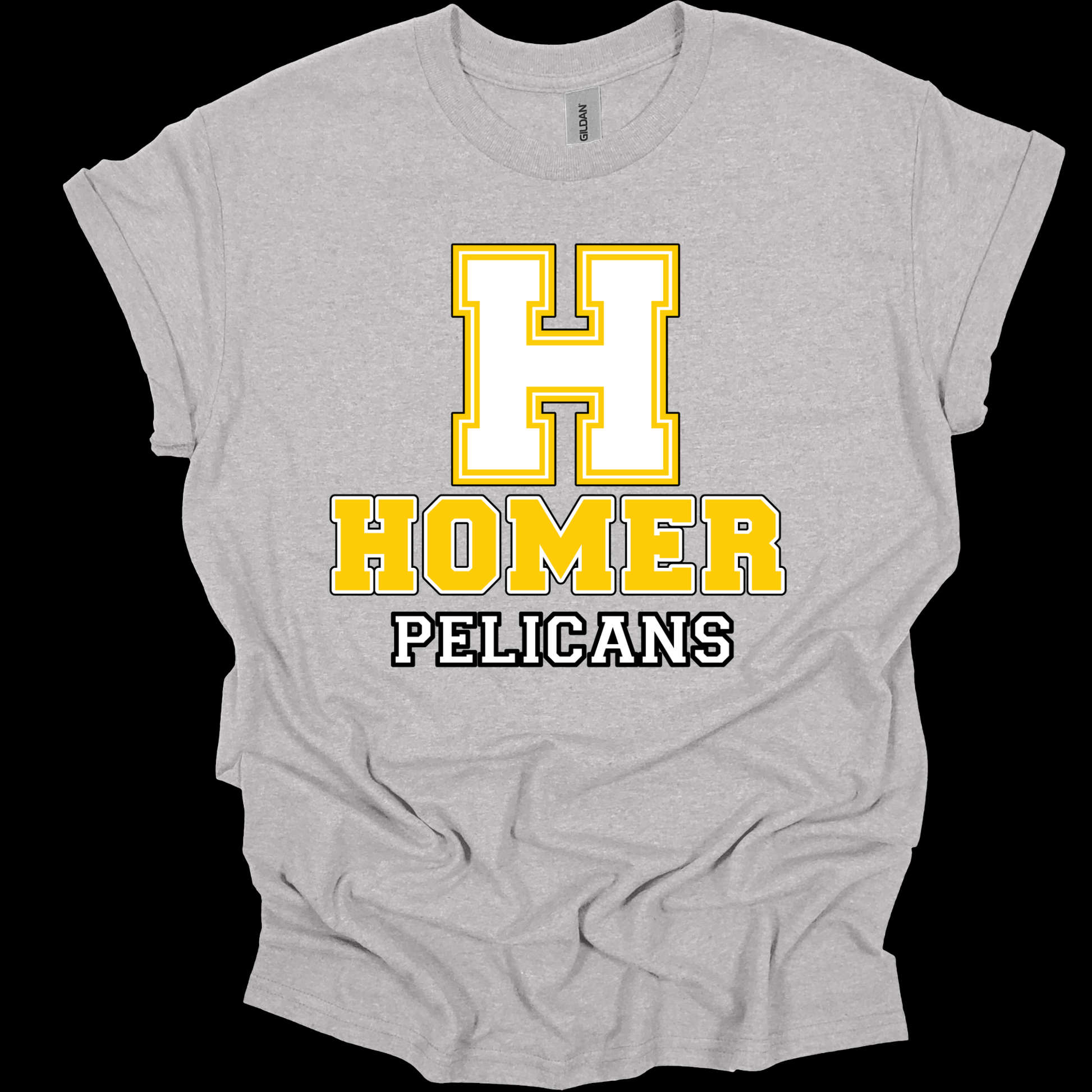 Pelicans Spirit Wear - Homer Pelicans Spirit Wear Shirt